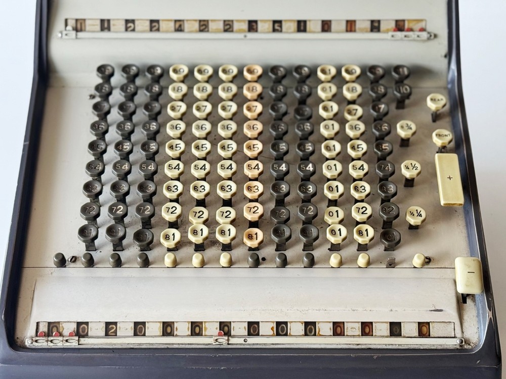 Burroughs Adding Machine Vintage Calculator – Antique Office Machine