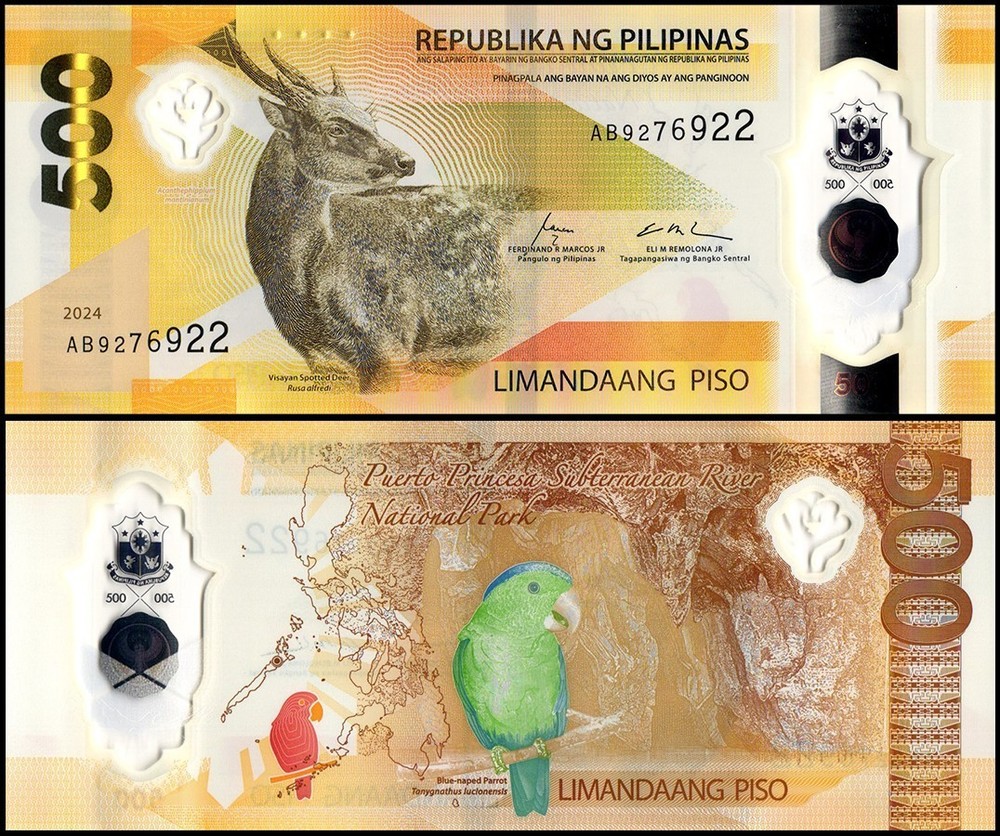 Philippines 500 Piso, 2024, P-240, UNC, Polymer
