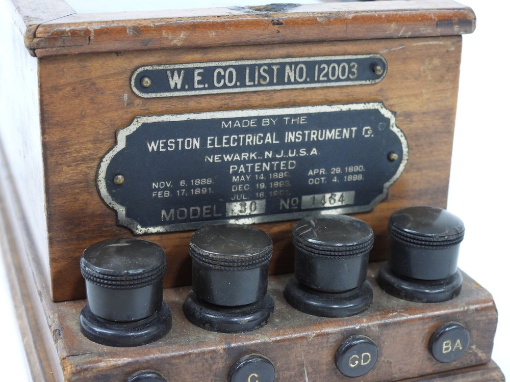 Weston Electrical Instrument Model 30 12003 Telegraph Relay Box (nice)