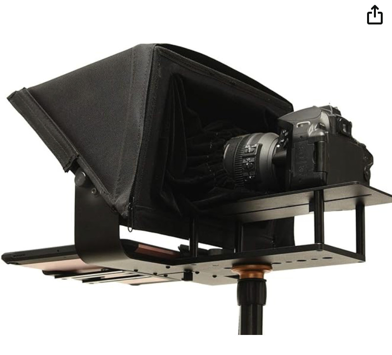Glide Gear TMP100 Tablet/Smartphone Teleprompter – NEW Open Box w/ Case