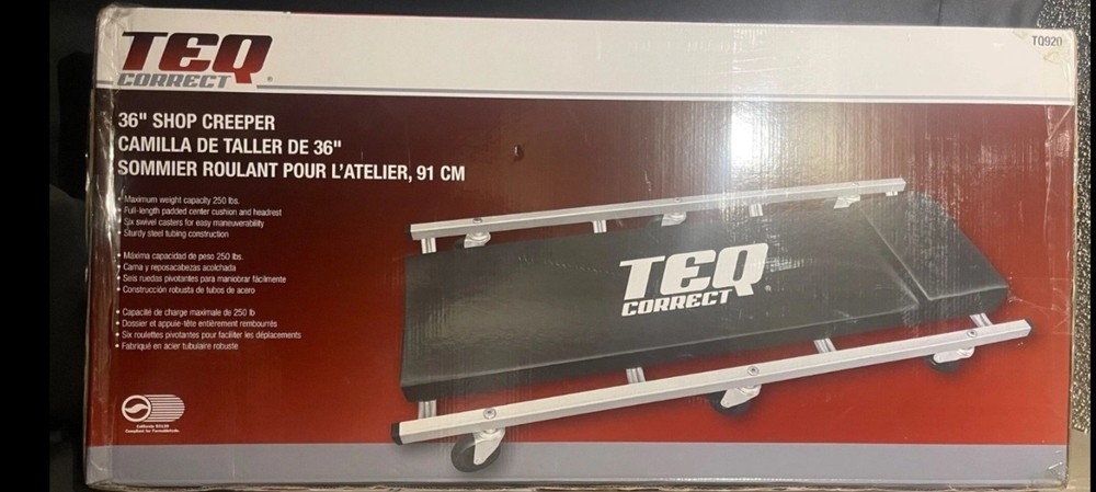 TEQ Correct 36inch Shop Creeper