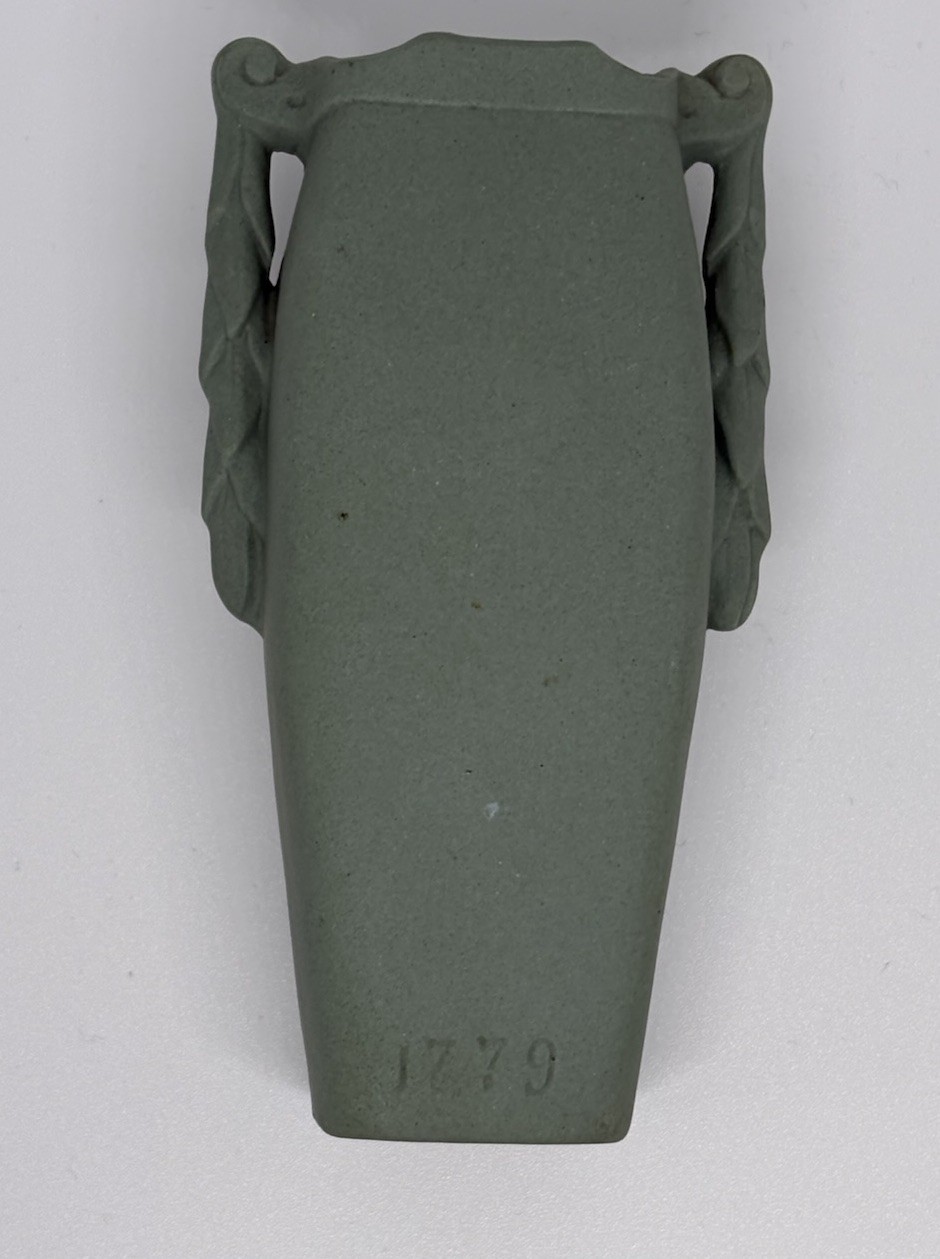 Antique German Commemorative Bisque Vase Kaiser Wilhelm Franz Joseph 1779 c.1914