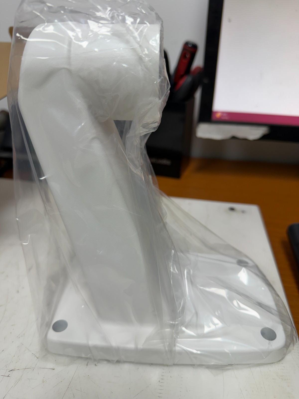 👀NEW HANWHA TECHWIN WHITE WALL MOUNT BRACKET FOR SMART DOME CAMERA SBP-300WMW1