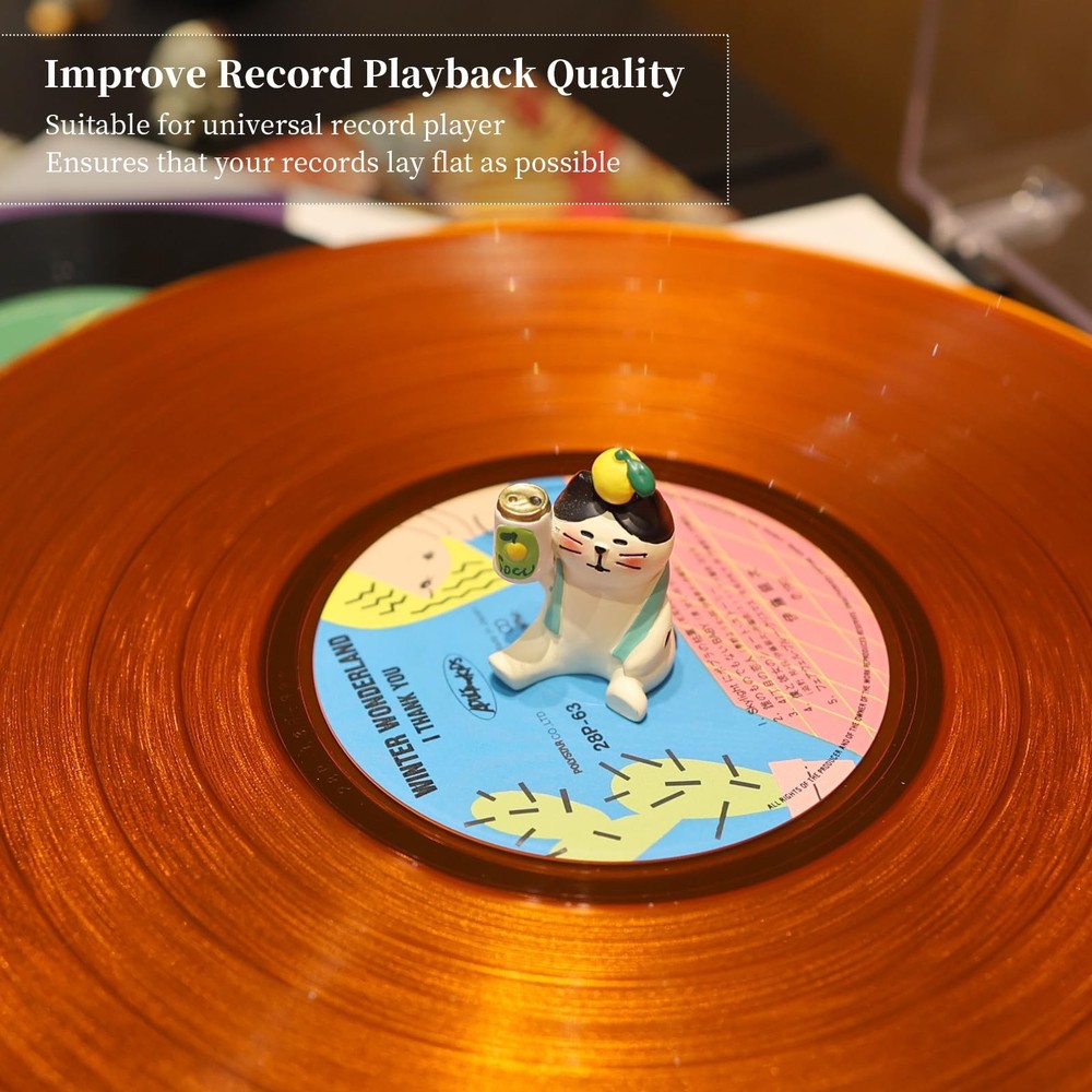 Record Player Decor Turntable Accessory Cartoon Decoration Turntable Weight C...