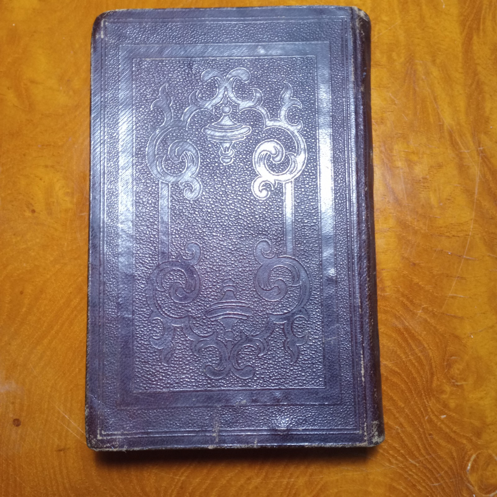 Rare Genuine Civil War Relic Fort Monroe 1864 Prayer Book Inscribed with Quill