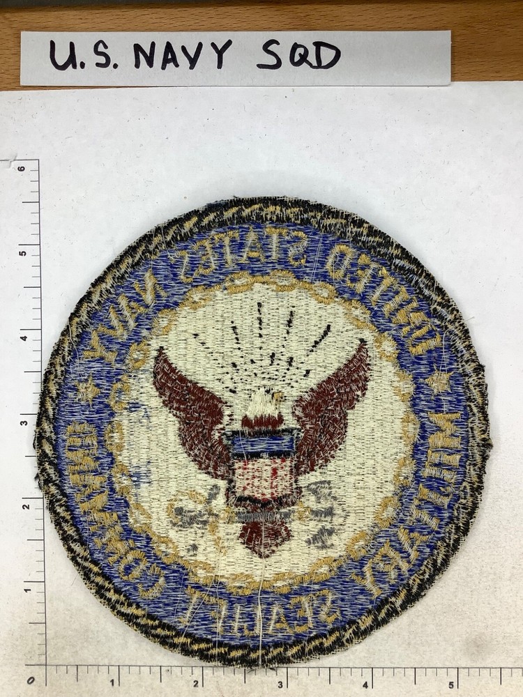 VINTAGE US NAVY MILITARY SEALIFT COMMAND PATCH