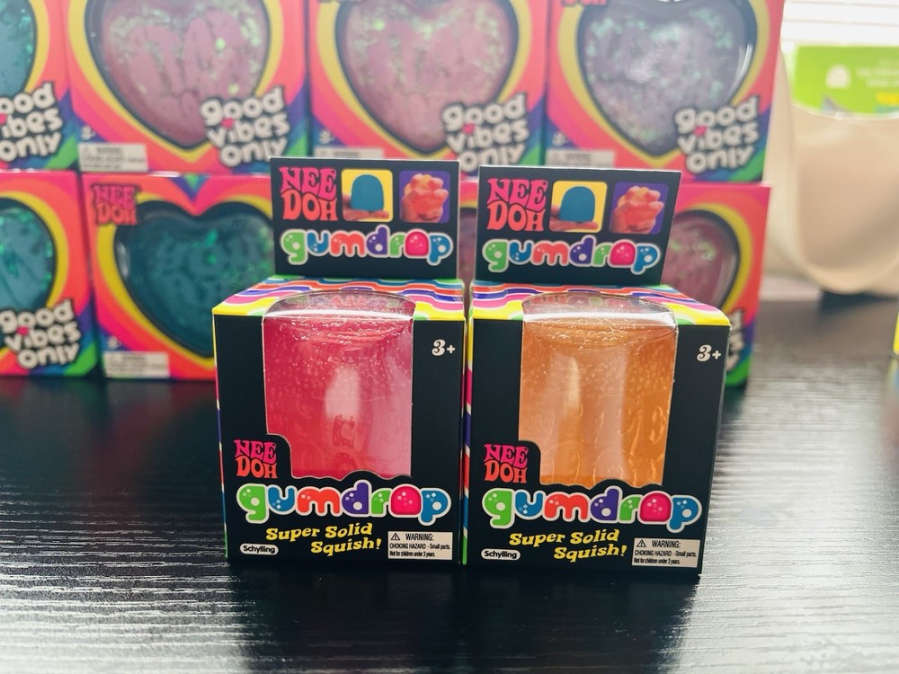 Schylling Nee Doh Gumdrop Super Solid Squish Sensory Toy Assorted 3+ Years