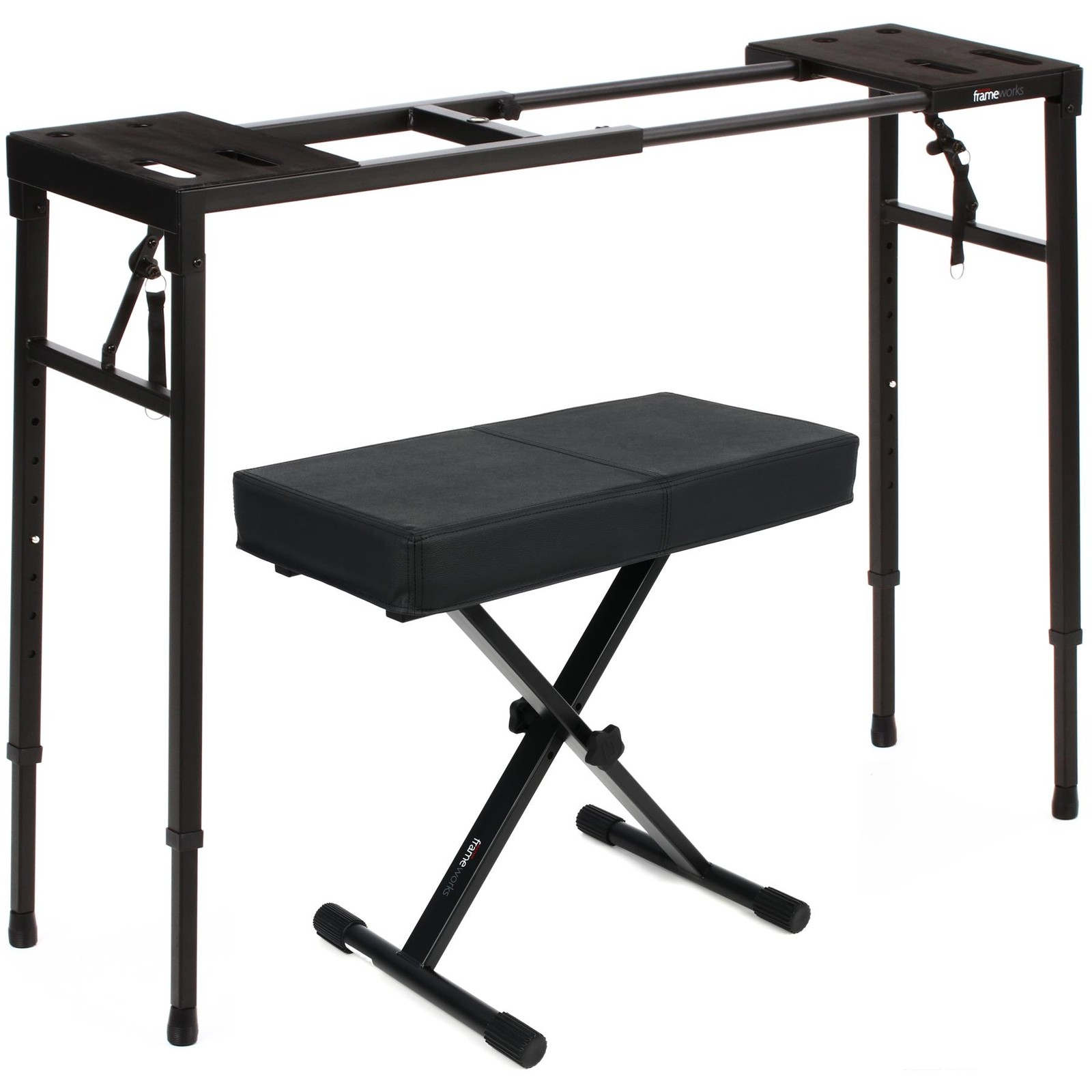 Gator Frameworks Platform-Style Keyboard Stand & Bench Bundle