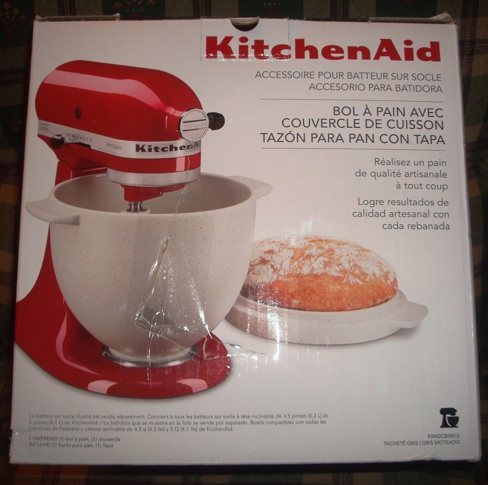 KitchenAid Ceramic Bread Bowl KSM2CB5BGS NEW