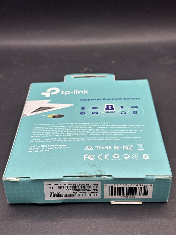 TP-LINK UB400 Bluetooth 4.0 Nano USB Adapter 🔥 Open Box 🔥 FREE SHIPPING!