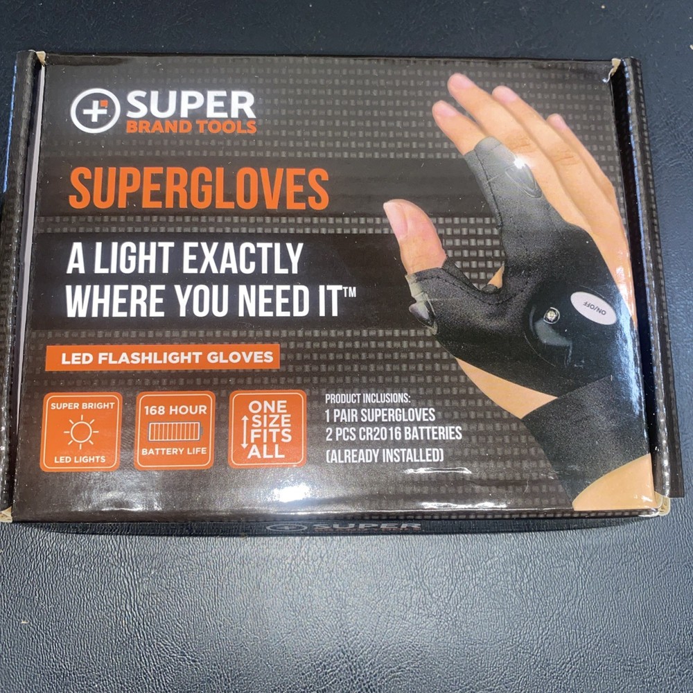 Multi Function Induction Headlamp W689-3 LED, Supergloves LED light-New In Box