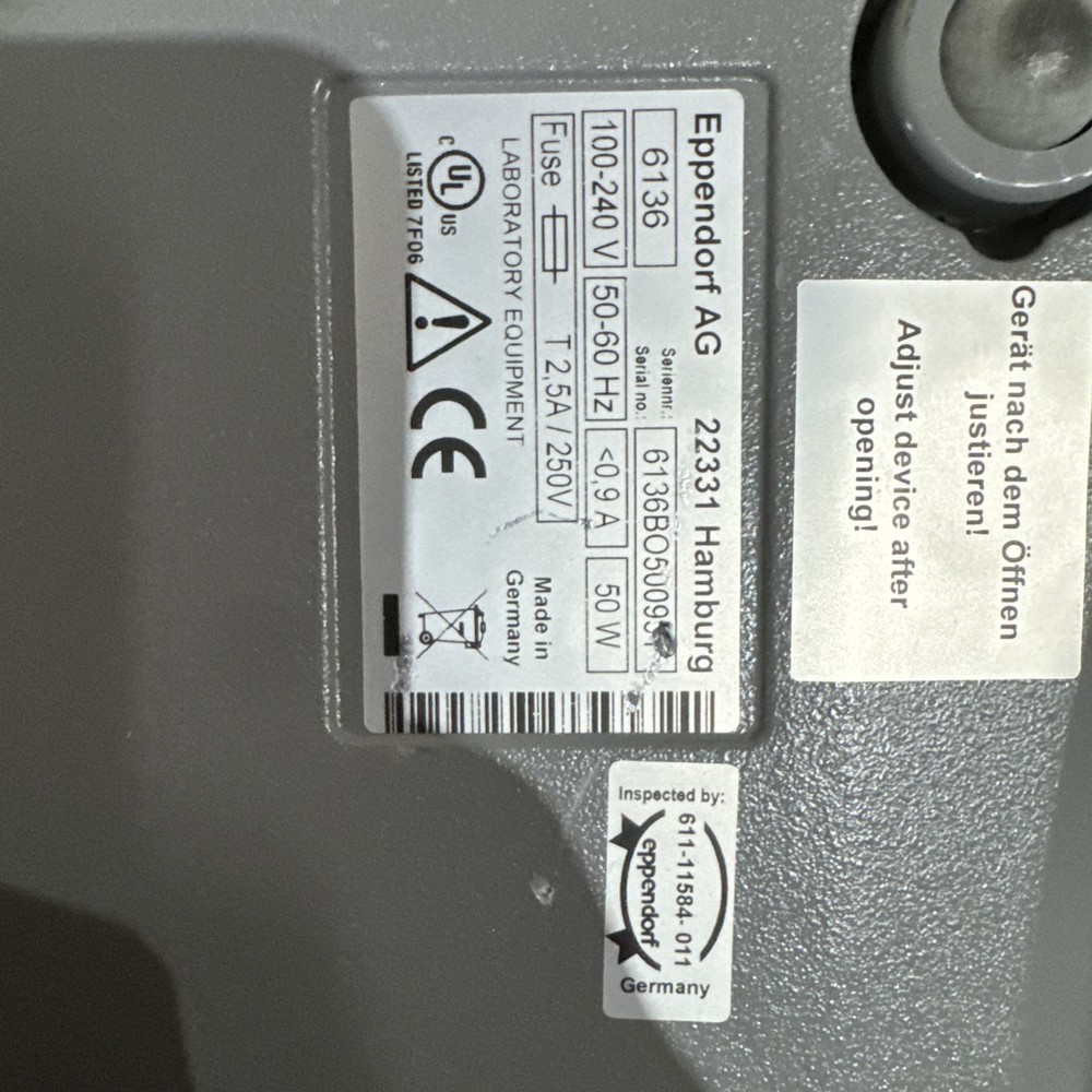 Eppendorf biospectrometer Kinetic 6136