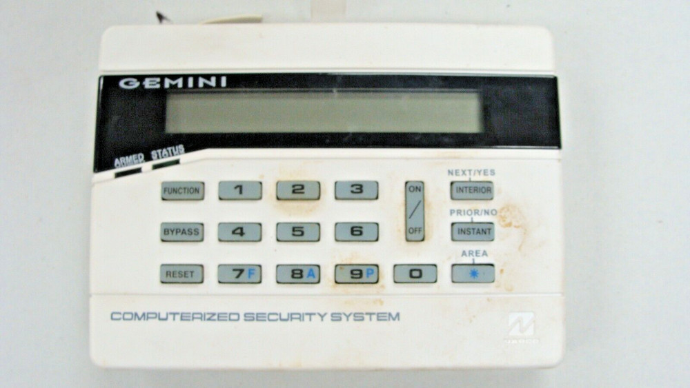 NAPCO GEMINI GEM-RP2ASE2 KEYPAD TOUCHPAD