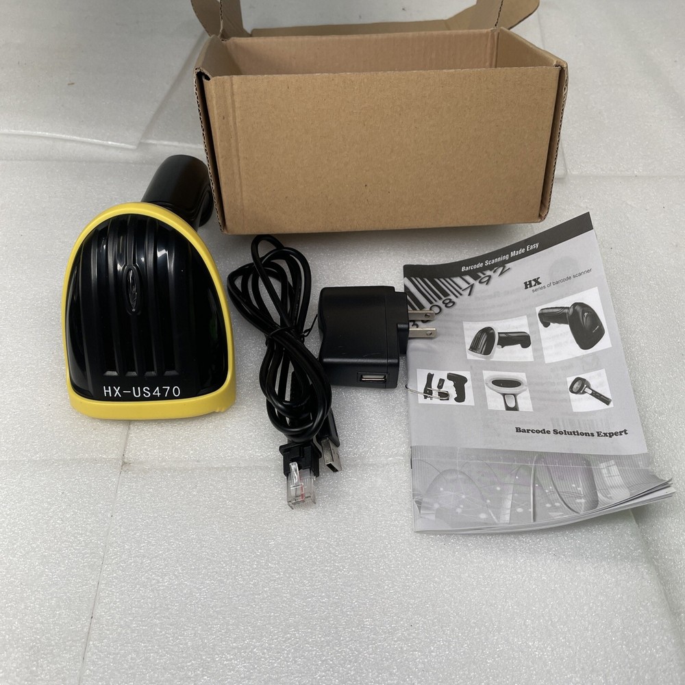 HX-US470 barcode scanner with USB connector
