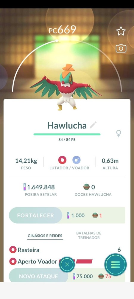 Hawlucha (Regional) pokemon GO