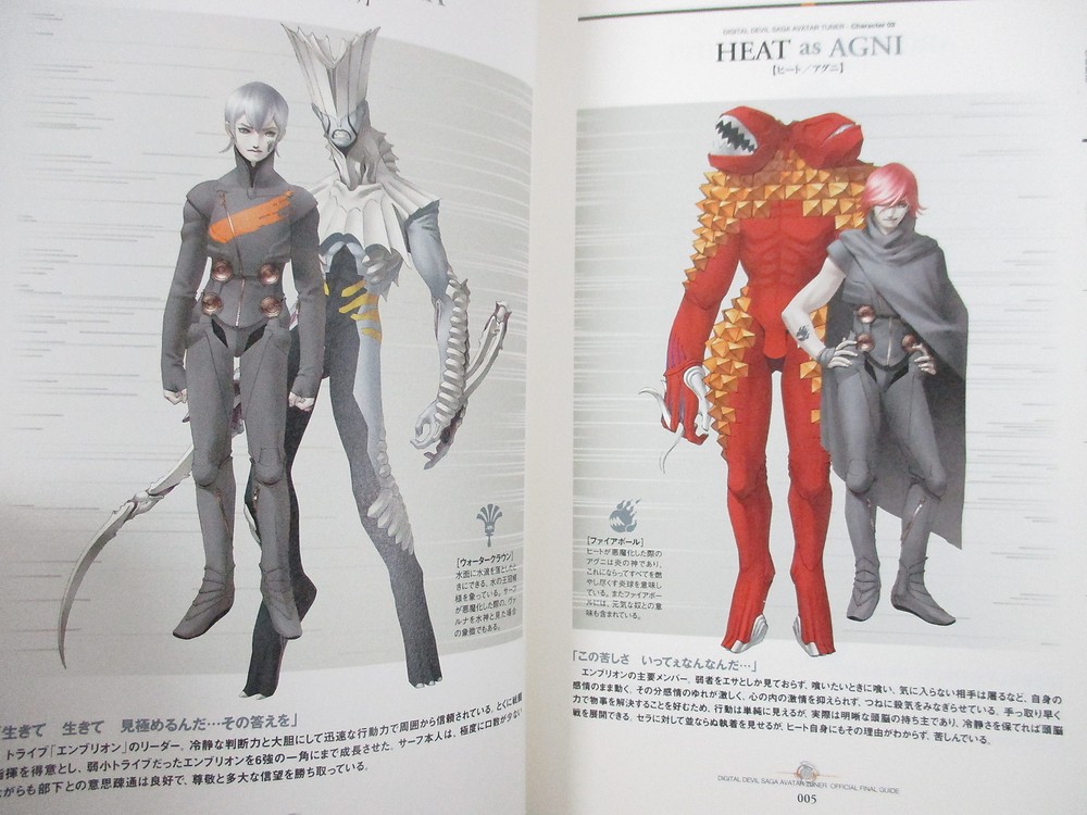 DIGITAL DEVIL SAGA AVATAR TUNER Official Final Guide PS2 Book Japan EB81