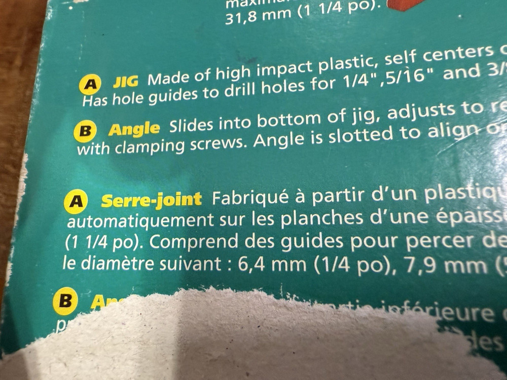 Wolfcraft Quick Dowel Make Dowel Joints Quickly and Accurately