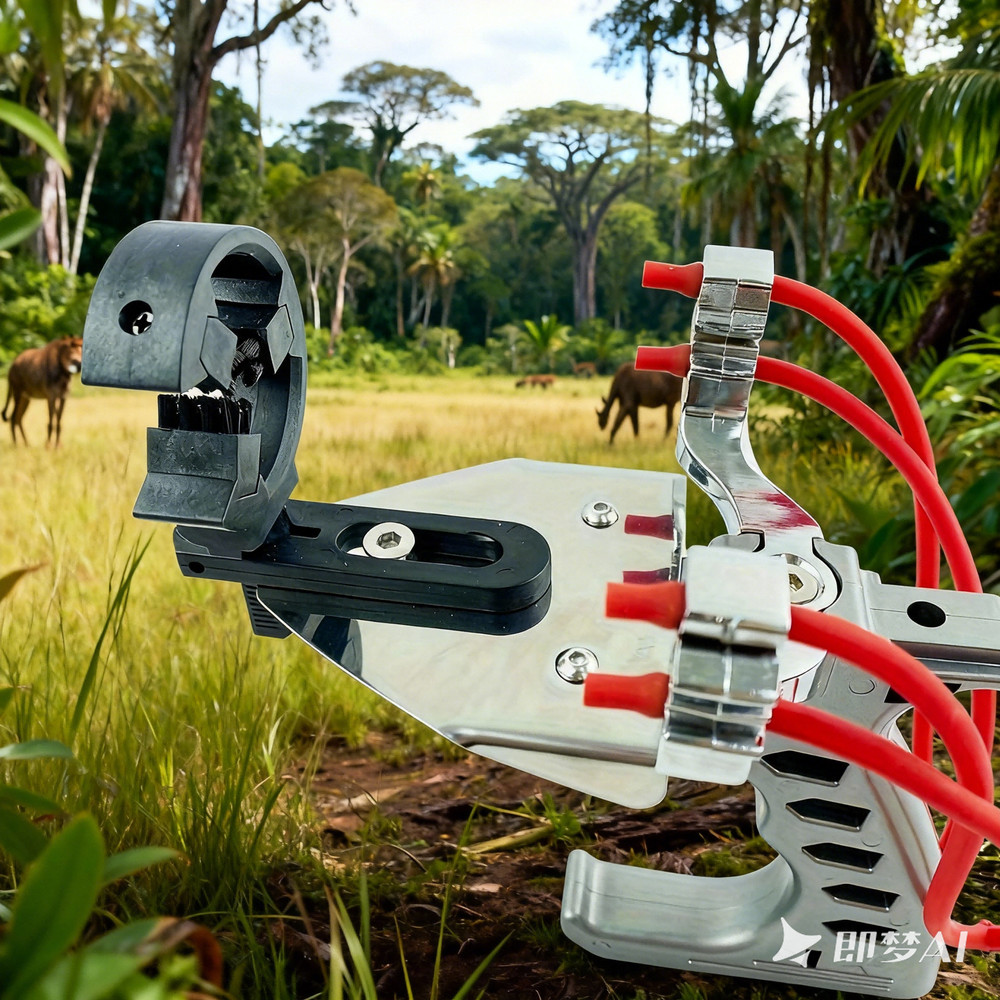 Multi-Function Hunting Slingshot with Detachable Arrow Launcher & Ammo Pouch