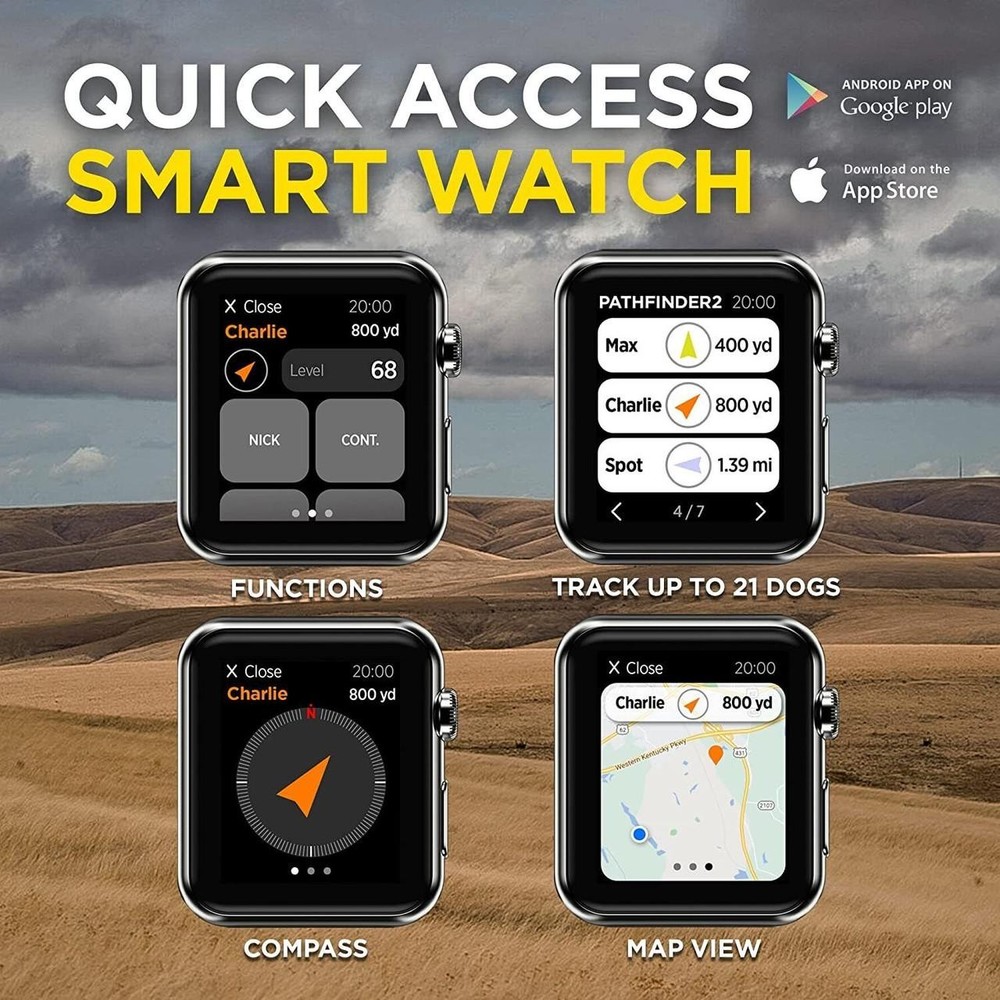 Dogtra PATHFINDER2 GPS Tracking & Training, E-Fence FREE Antena