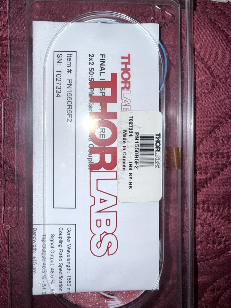 Thorlabs TH200R5F1B – 1×2 Multimode Fiber Optic Coupler