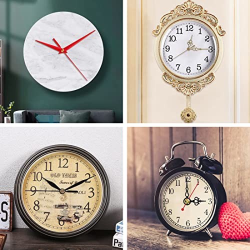 9 Pieces Clock Mechanism Replacement Kit with 12 Pack Clock Hands, Silent