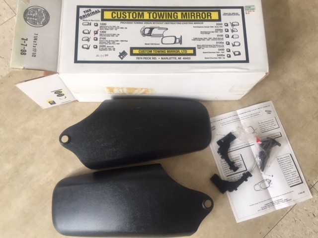 Custom Towing slide-on mirror extensions for S10