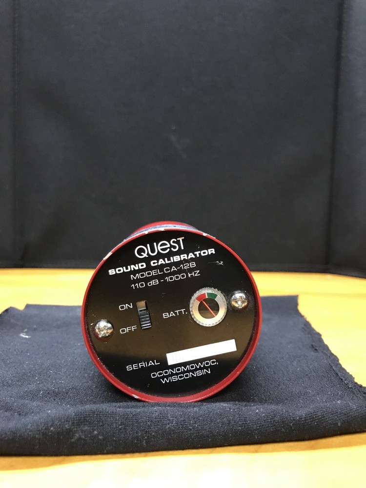 Quest CA-12B Permissible Sound Calibrator, UNTESTED