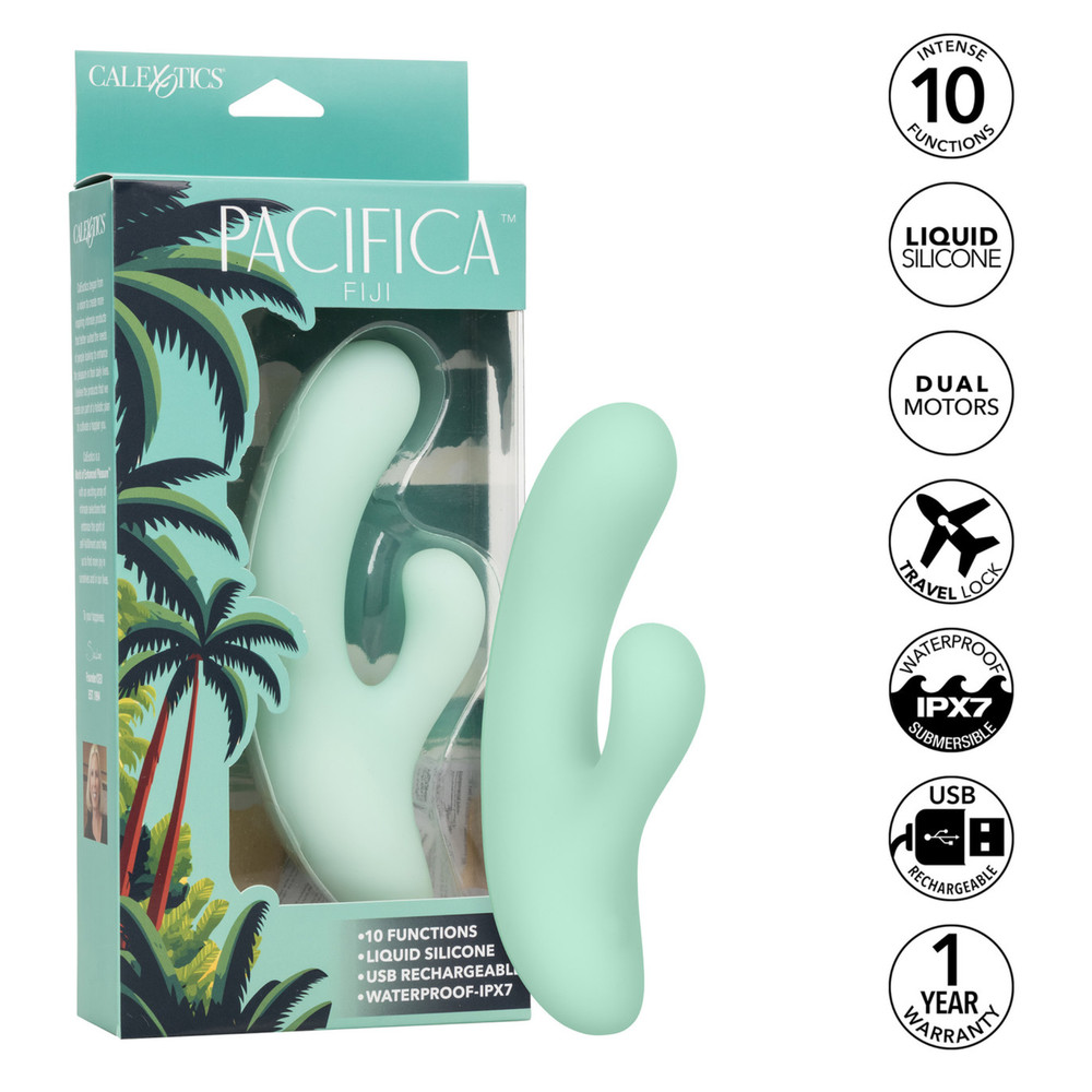 Vibrating Rechargeable Silicone Dual-Stimulator Multi-Speed Rabbit Vibrator