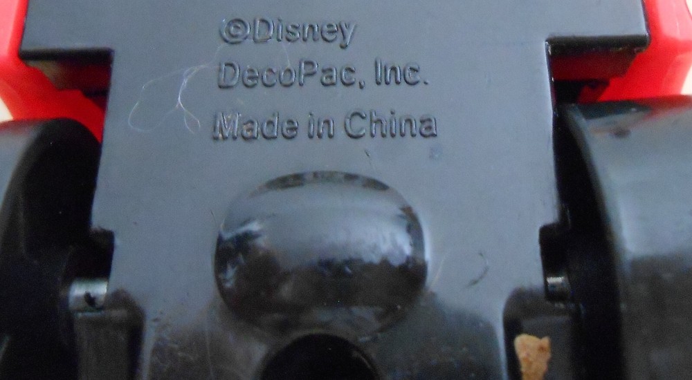 Mickey and Pluto Red Car Plastic Toy