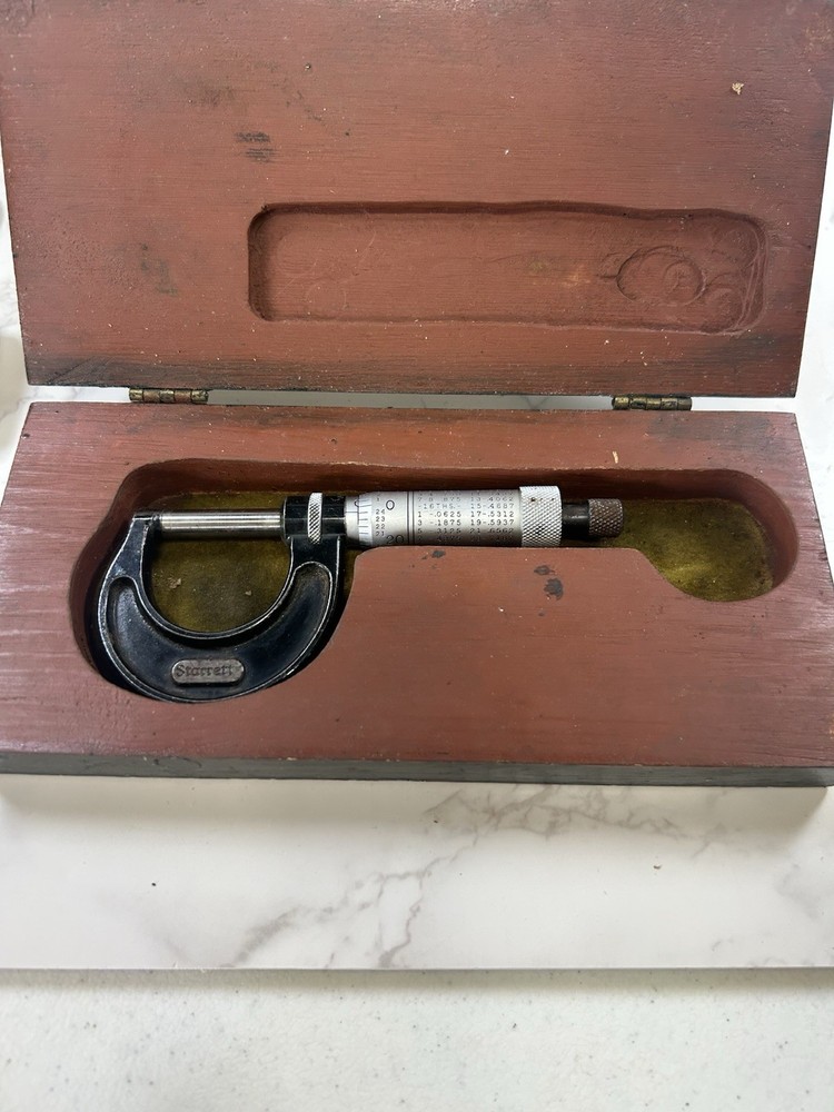 Micrometer 0-1 in Range Starrett No.436