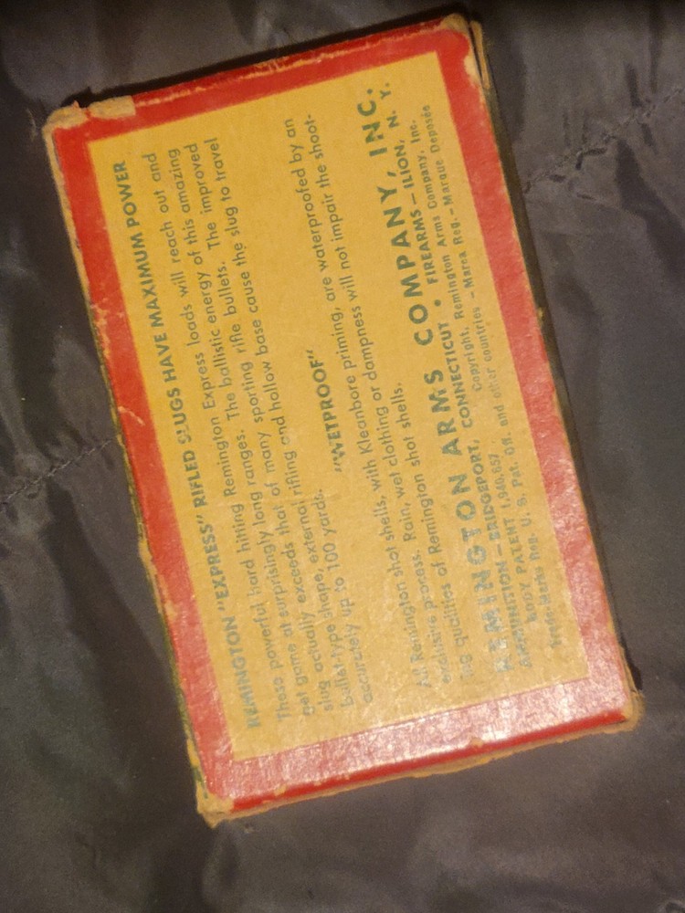 Remington Express 12 GA Shotgun Shell Box, Empty