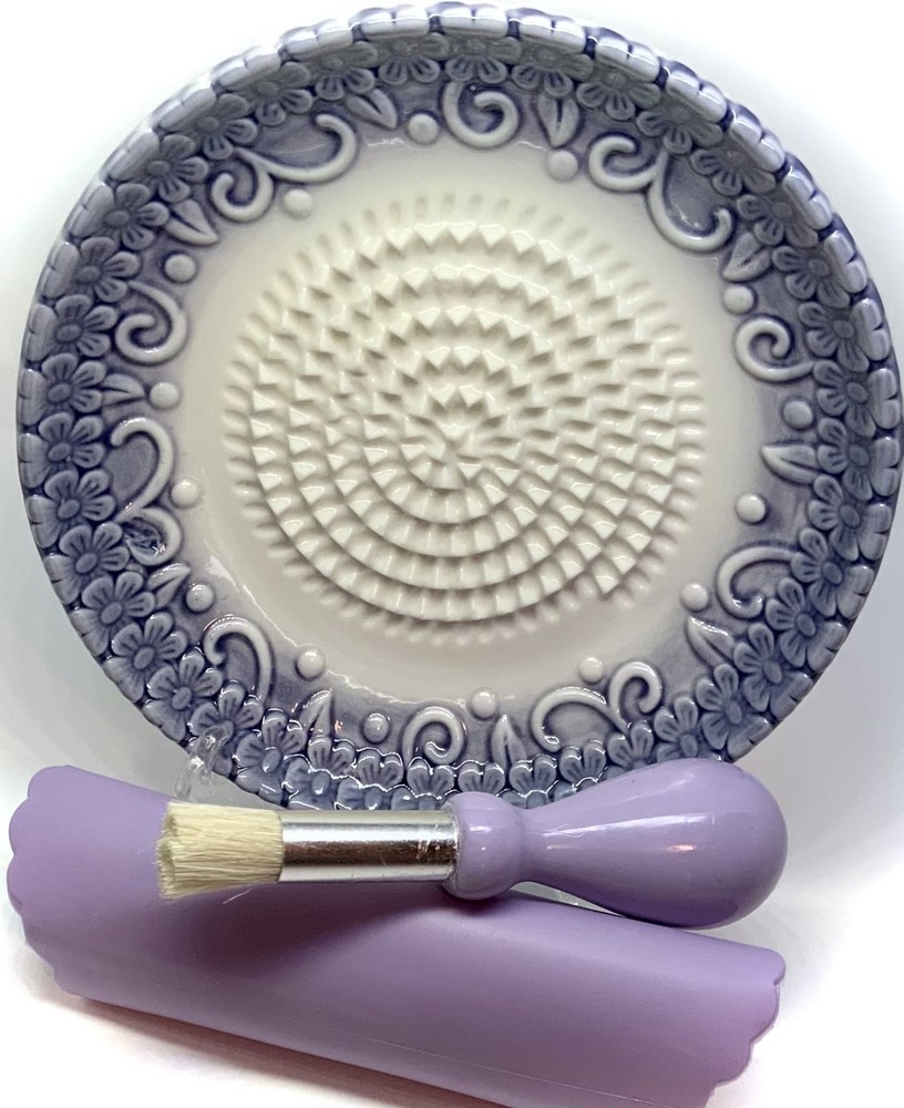 Ceramic Garlic Grater Set 4 Piece Kitchen Tool