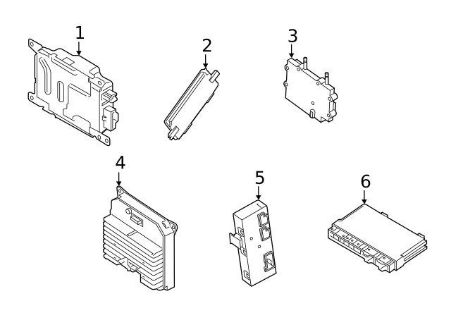 Genuine BMW Control Module 61-42-8-779-580