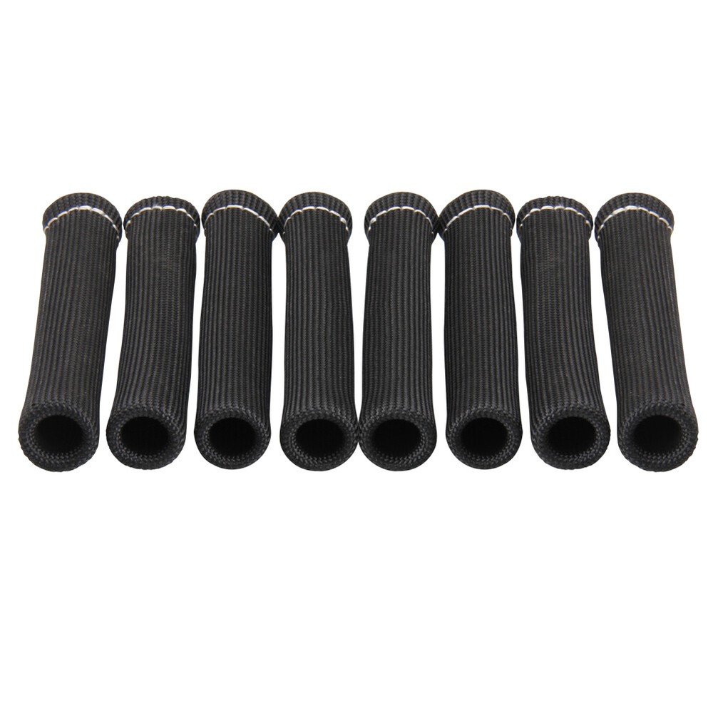 8 Pack Spark Plug Wire Protection 2500 °Boot Heat Shield Protector Sleeve Cover