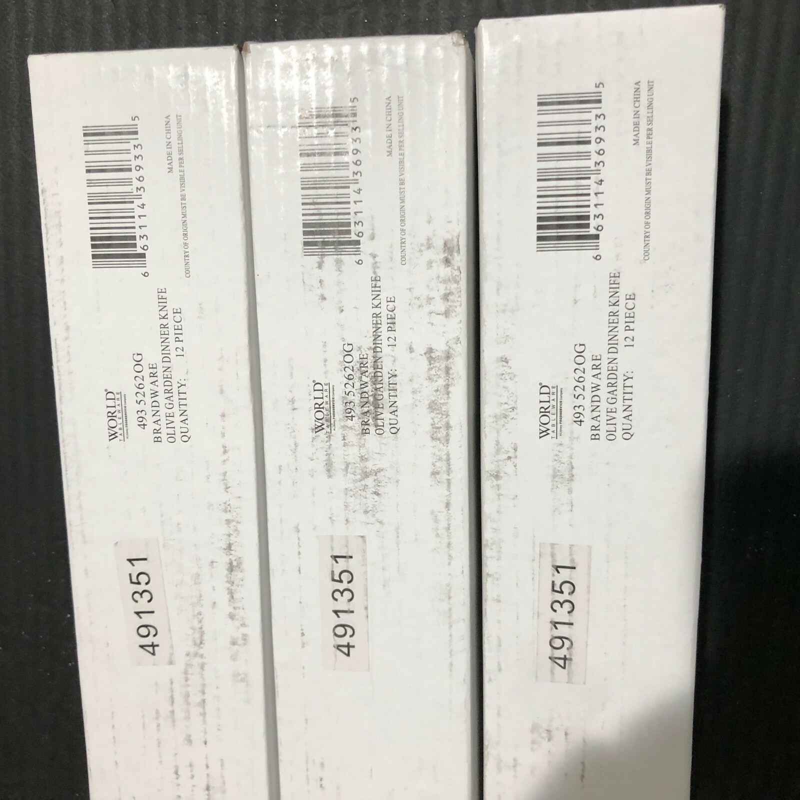 (12 x 3) World TABLEWARE STAINLESS STEEL KNIFE 8-1/2"-(12 PCS EACH) OLIVE GARDEN