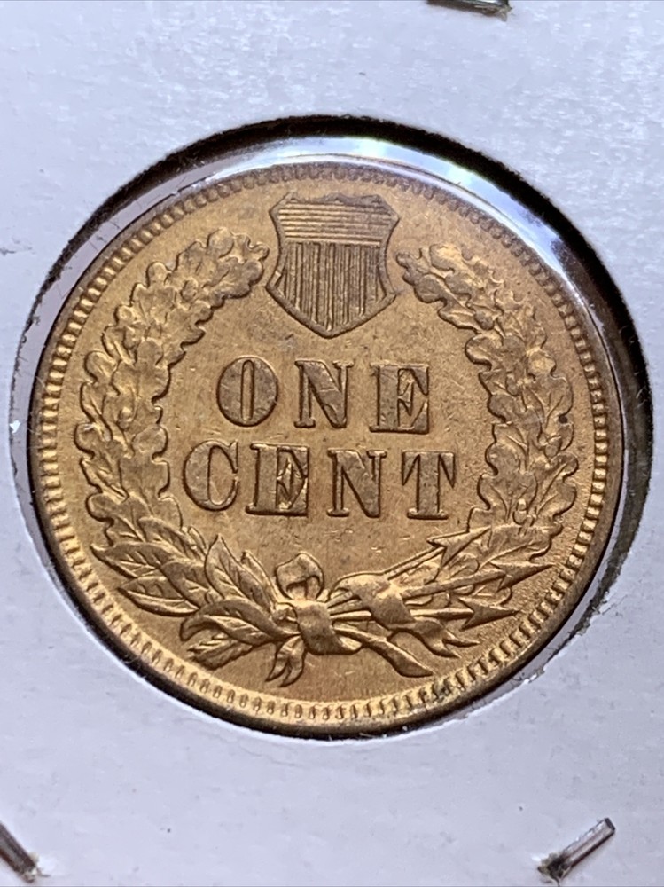 1906 INDIAN HEAD CENT ~ AU+ Condition RB ~ NICE DIE CLASHING!