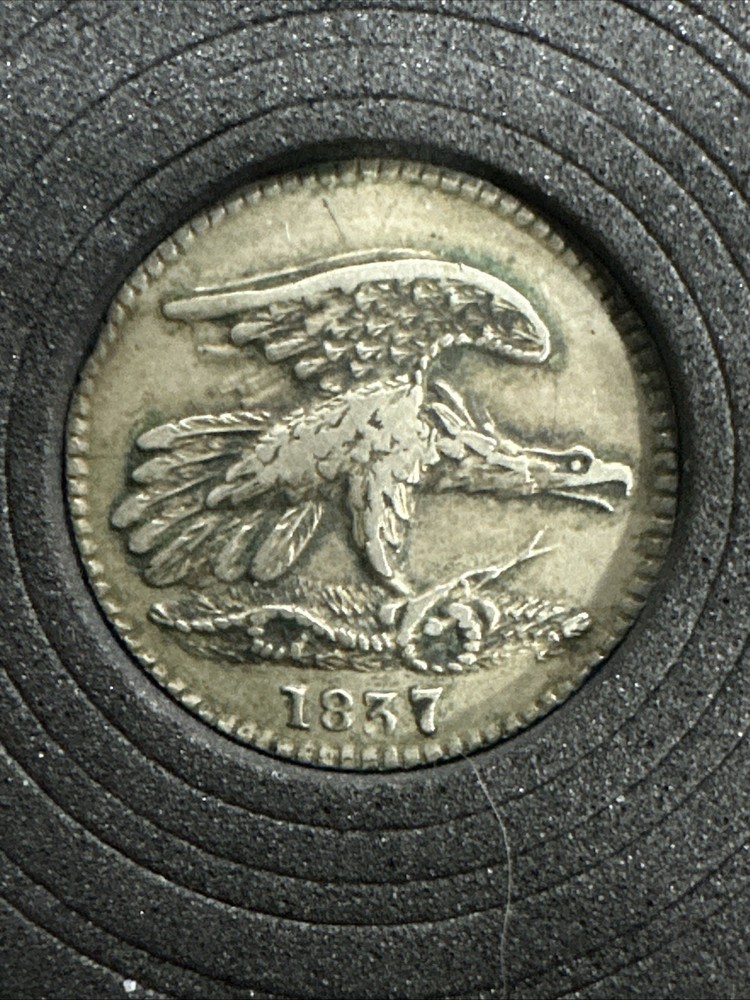 1837 Feuchtwanger Cent Hard Times Token