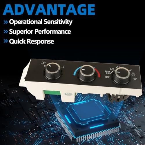 599-217 Front A/C Heater Climate Control Module Compatible with Chevy Express