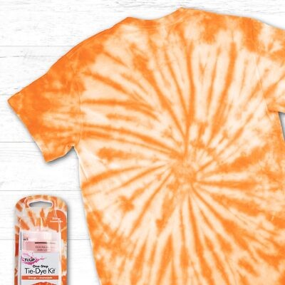 Bright Orange Fabric Dye Kit for Easy Tie-Dye