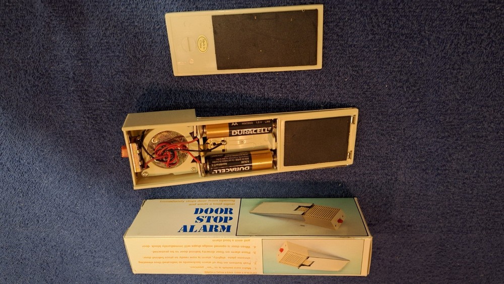 Door Stop Wedge Security Alarm