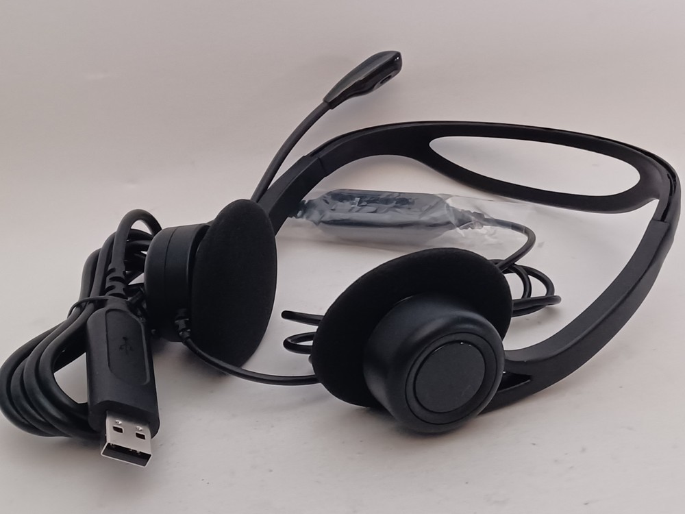 3A Logitech 960 USB Computer Headset M/N A00091