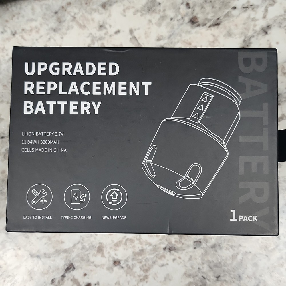 Upgraded Battery Type-C Charging for Tattoo Machine with Charger & Cable