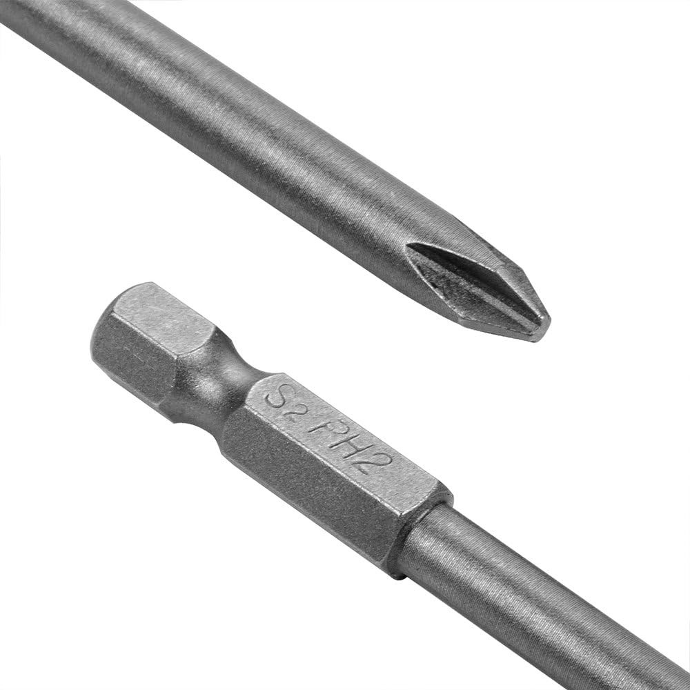 8 Pack 3 Inch Magnetic Long Hex Cross Phillips Screw Head Screwdriver Bits Elect