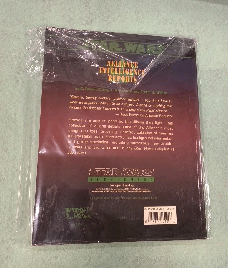 Star Wars Alliance Intelligence Reports