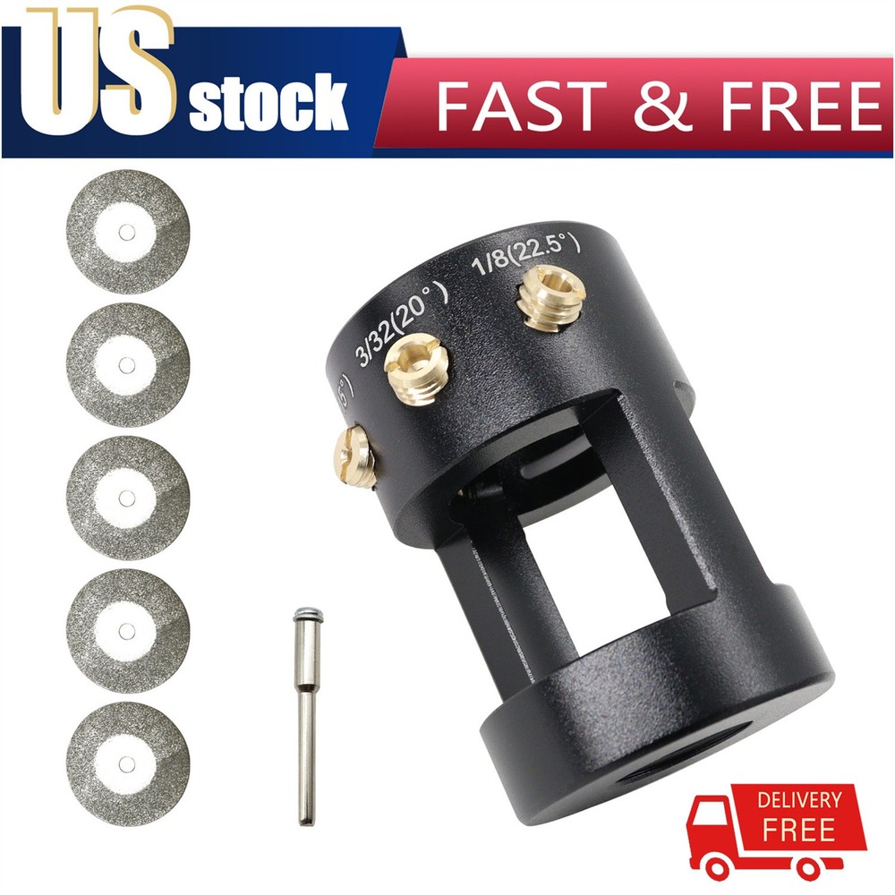 Tungsten Grinder Sharpener Multi-Angle Offsets Head Tool Fit For TIG Welding New