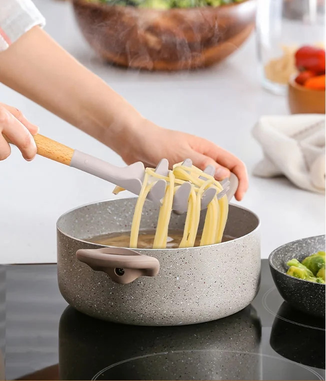 Mainstays 14pc Silicone & Bamboo Cooking Utensil Set Kitchen Tools
