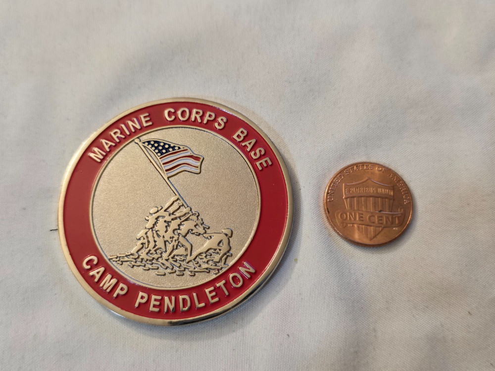 US Marine Corps Camp Pendleton 2009 Devil Pups Challenge Coin 2 / USMC