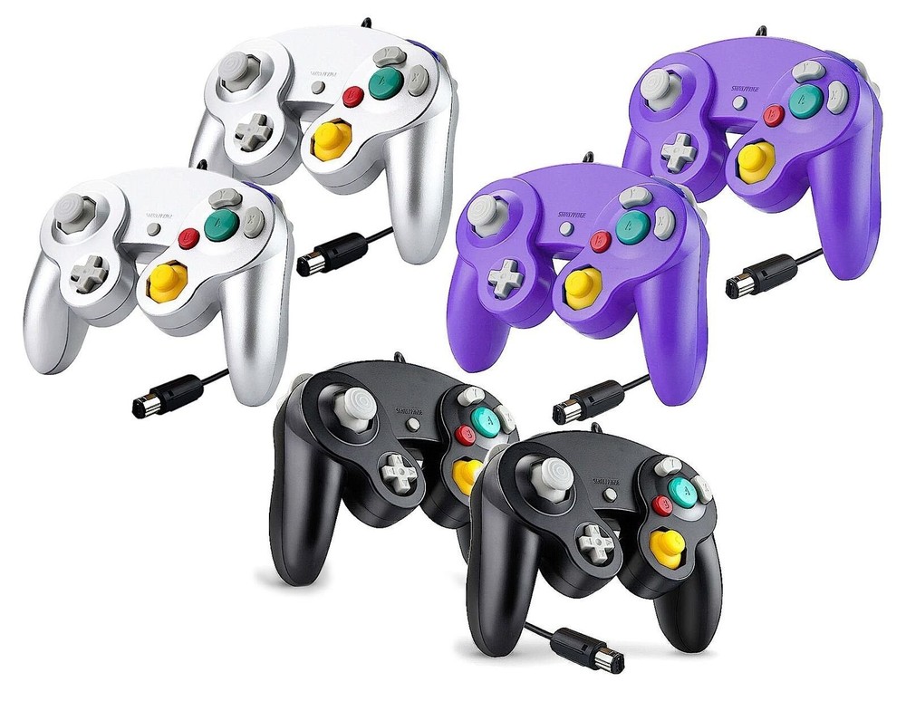 Voomwa Wired Controller for GameCube Nintendo Wii Switch Wired + US Seller