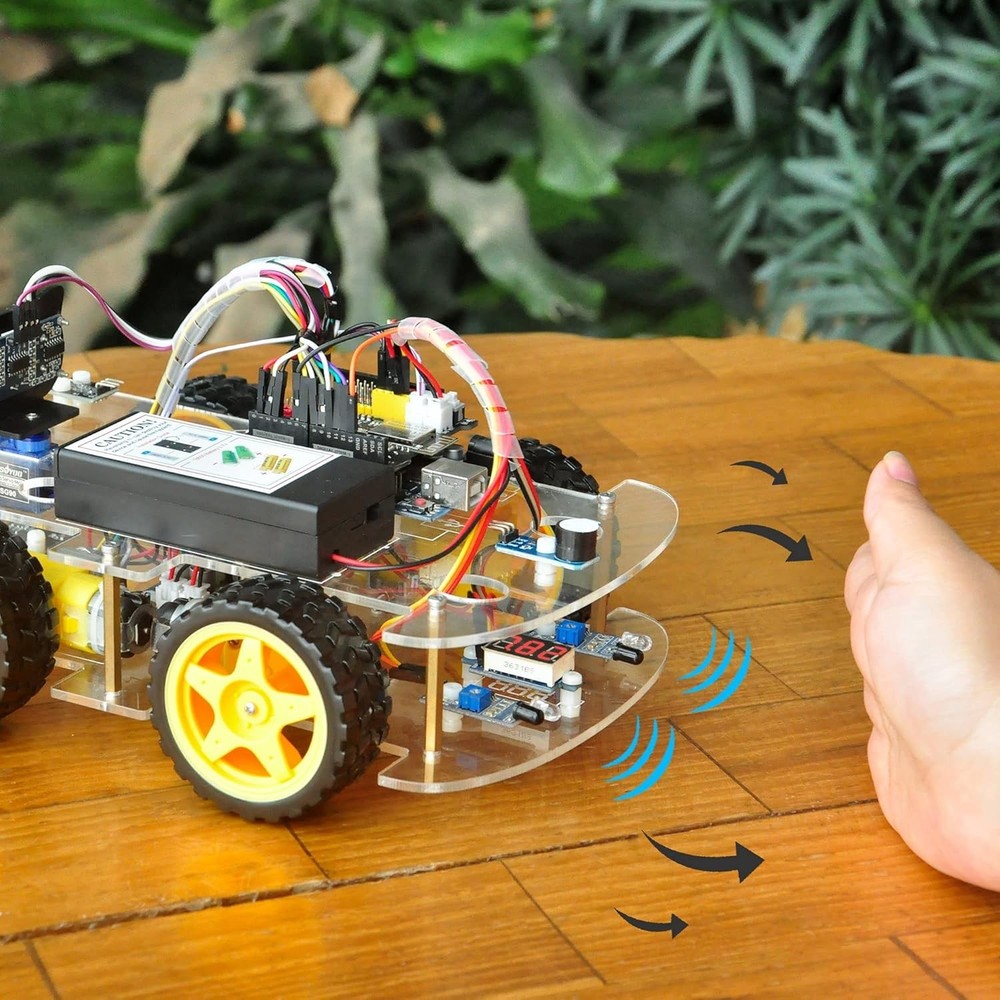 Osoyoo V2.1 Smart Robot Car Kit - WiFi/Bluetooth Controlled for STEM Learning