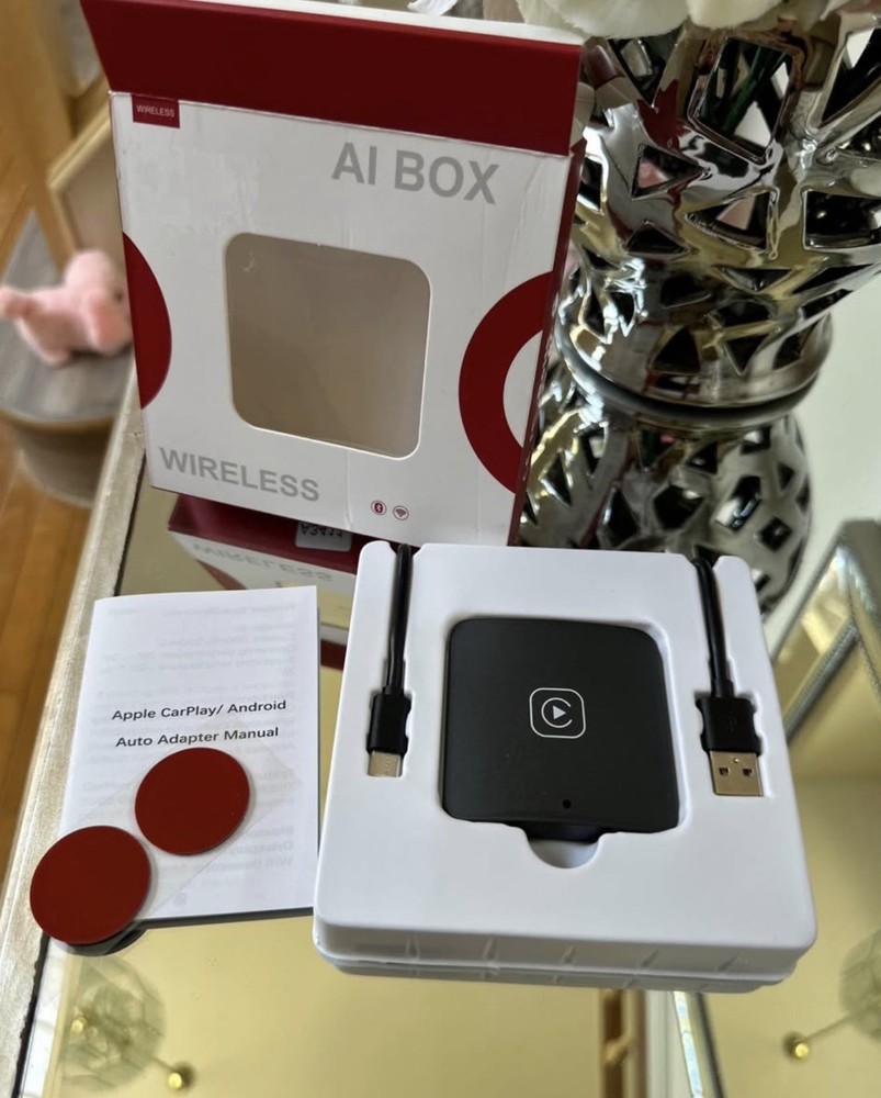 AI Box Wireless CarPlay Adapter for iPhone & Android Auto